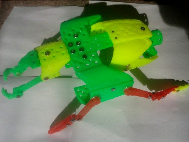 Insect Robot - Meccano Parts by jlsilicon