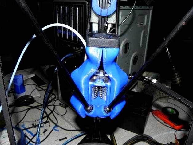 Dual J-Head  Kossel Magnet Upgrade by 3Rotor