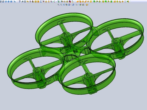 Mini Tiny Whoop (Inductrix based mini quad) by babar121