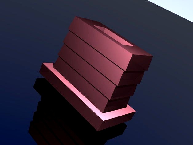 Rectangular tube endcap by magonegro