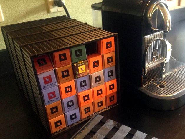 Nespresso Coffee Capsule Sleeves Case (Original Line capsules) by SongtsenGampo