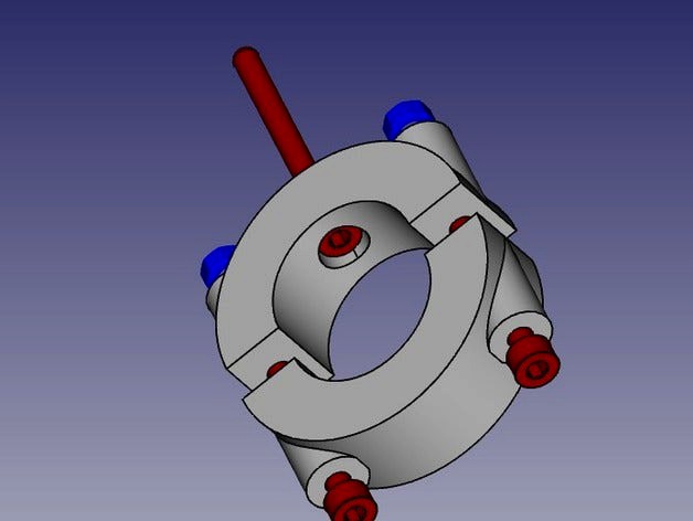 Abrazadera para tubo 25 mm by jopoma