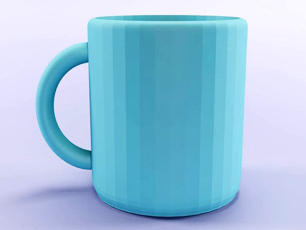 Simple Cup/Mug Easy 3D Print by A13Xg