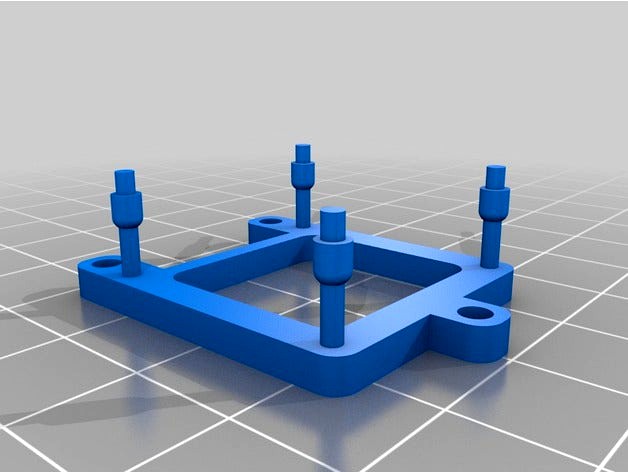 0.96 Inch OLED Display I2C & SPI module mount for PCB by phobic