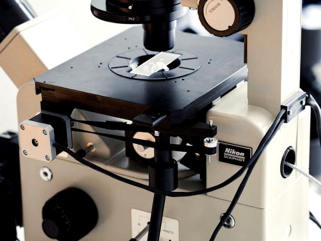 NIKON TMD MICROSCOPE STAGE PLATE by Faffie