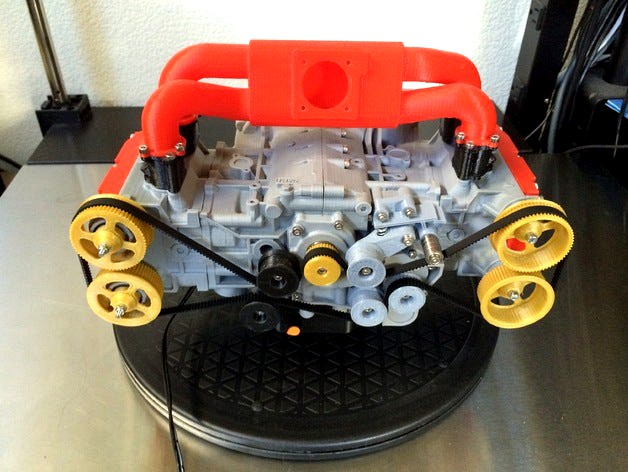 Subaru WRX EJ20 Boxer Engine Model - Fully Functioning by ericthepoolboy