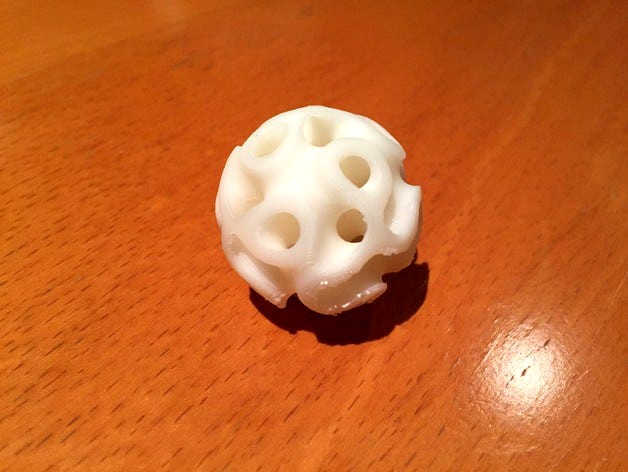 Sphere with giroid filling by Hvmhvm