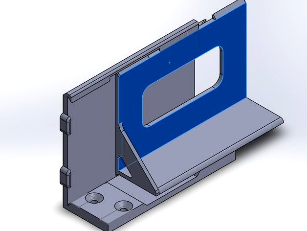 Sliding Vertical Pixhawk Mount by polysquare