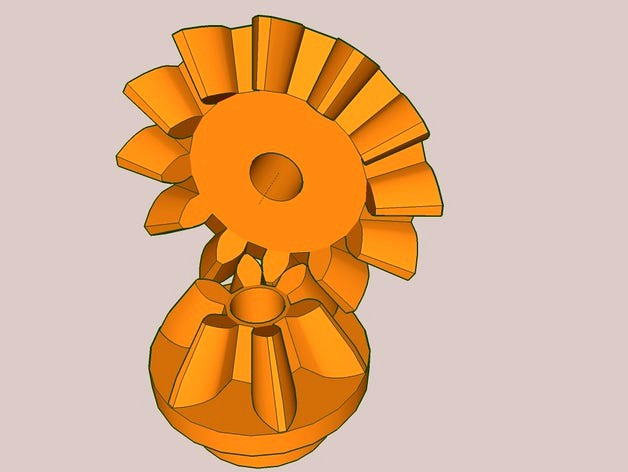Bevel gear for nema17 by thong100