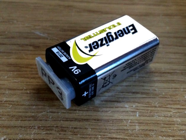 Cap for PP3 battery by dan241297