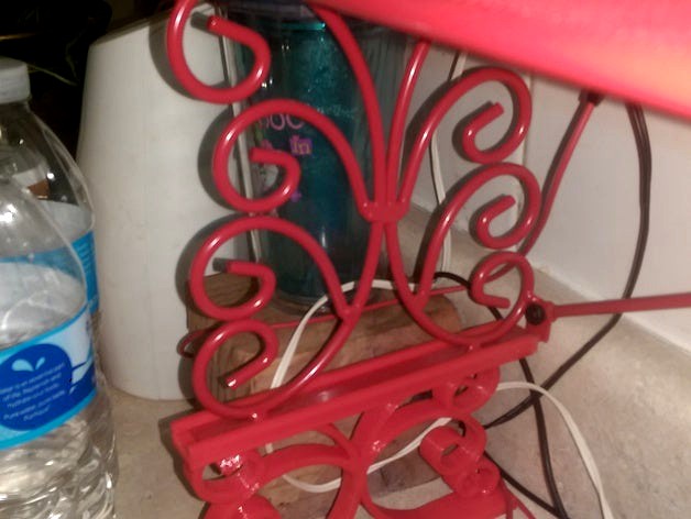 Lauras Bracket. Riser for over-the-Sink Shelf    by FontMaker83