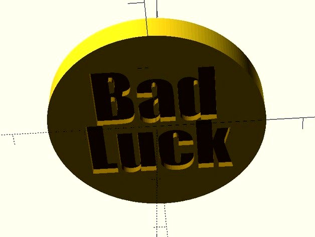 Customizable Token (Text by side) - Text in by mtudury