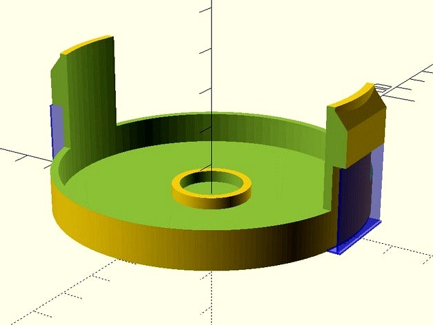 Black & Decker GL280 trimmer spool holder by AuF