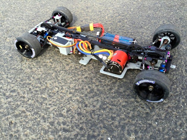 RS-LM Lemans RC Car Chassis by wildcardfox