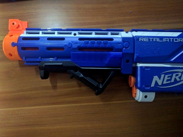 Nerf Retaliator - Pump action with Picatinny rail by dyson72