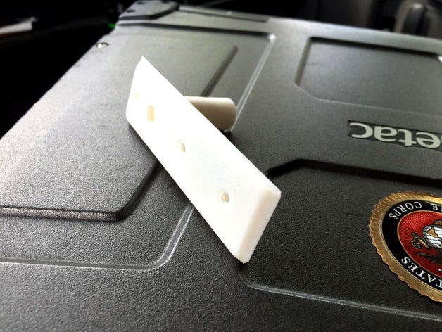 Bi-Fold door hinge pin repair plate by Wasatch