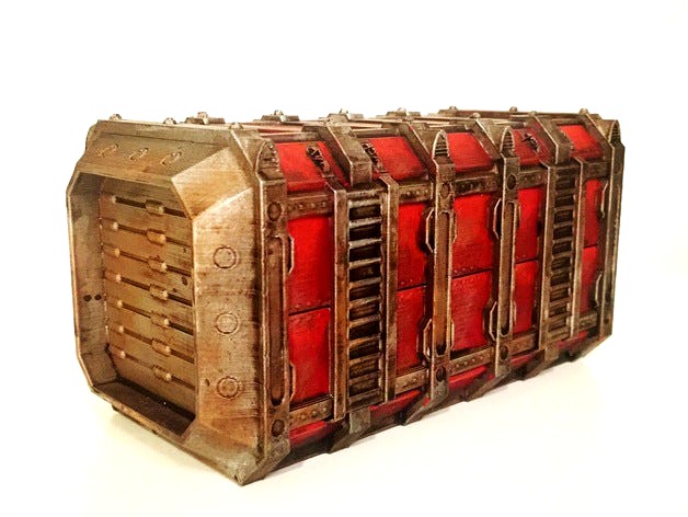 ForgeCrate: Sci-fi Wargame Shipping Container by maxdrz