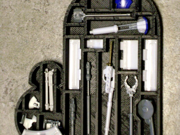 Accessory Tray for Bandai BB-8 & R2-D2 by petropixel