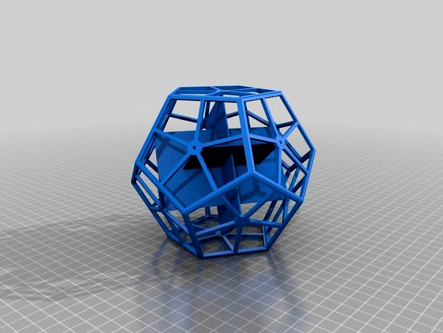 Dodecahedron with Golden Rectangles by woodk