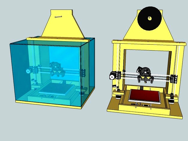 Mendel90 +prusa i3 ReworkRJ61 by iziran