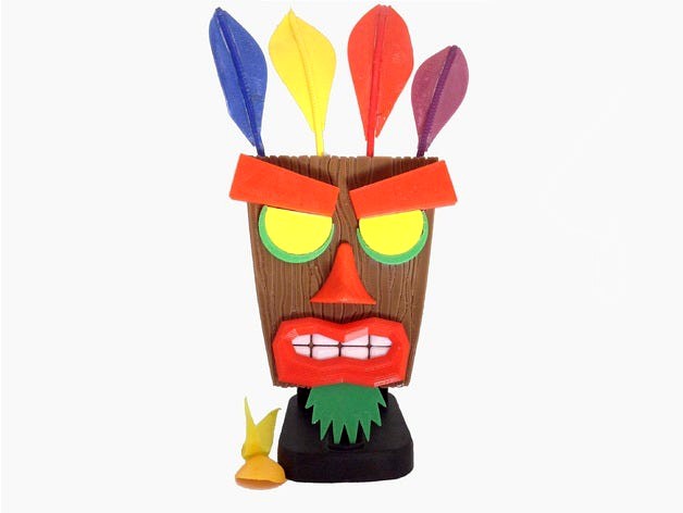 Aku Aku Crash Bandicoot by mvsvalero