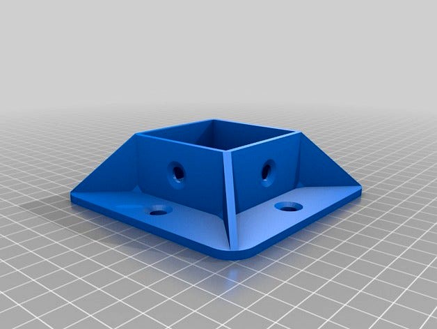 Ikea Hack, support for Lack table feet by LABgeek3D