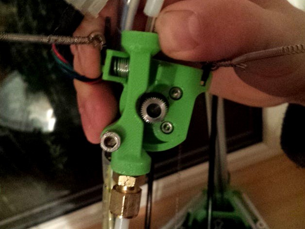 Thews Drive - A Quick Release Flying Extruder for Delta printers by TTN