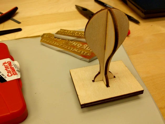 Laser Cut Stamp holder by perchik