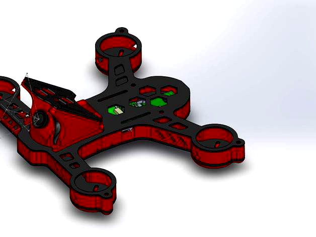 FPV-Racer Hammerhead 190 accessories Part 2 by MRracequad