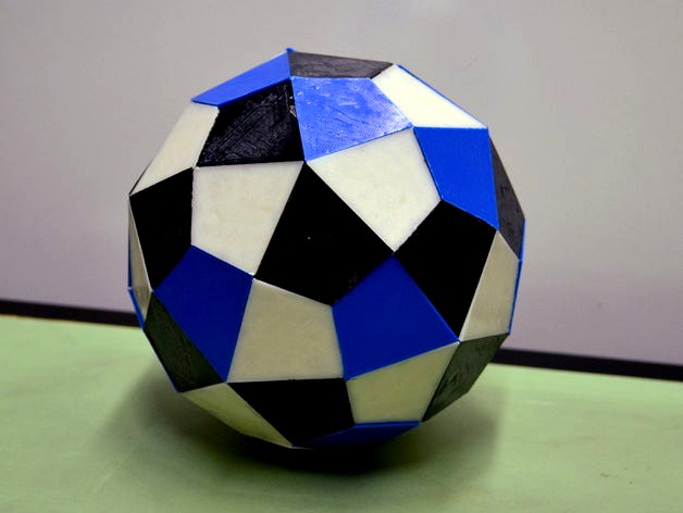 Deltoidal Hexecontahedron Magnetic Tile by eshira