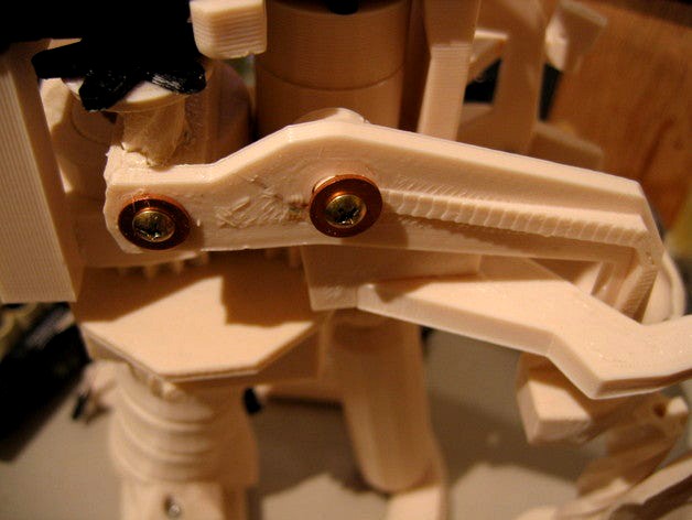 InMoov Jaw Mount Reinforcement Buttons by mayaway