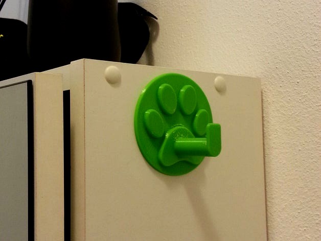 Paw Leash Holder by Help3d
