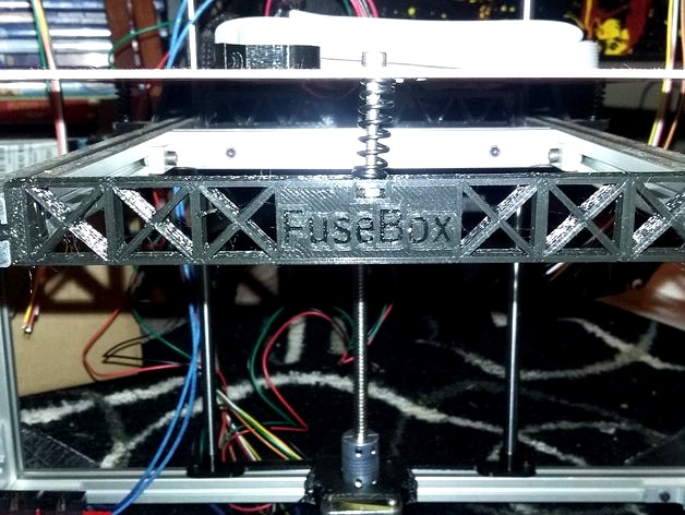 Fusebox 3 point bed leveling adapter(now with LOGO!) by billioncash