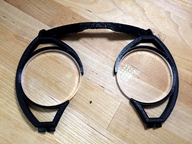 Oculus Rift CV1 Prescription Lens Adapter by jegstad