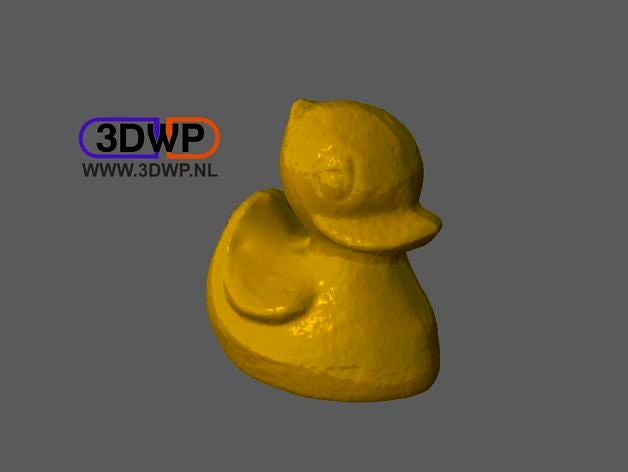 Rubber Ducky (Plastic Duck 3D Scan) by 3DWP
