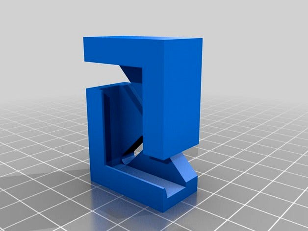 FlashForge Corner for 1-2mm (1/16) glass bed by Mdav801