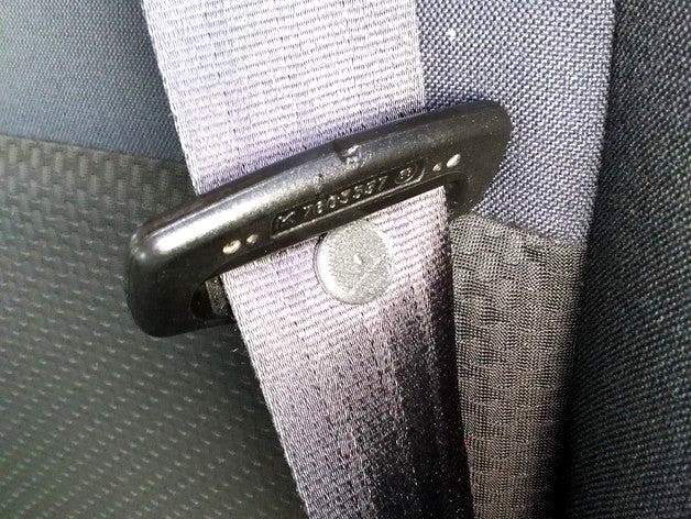 Seatbelt knop/button by wim3d