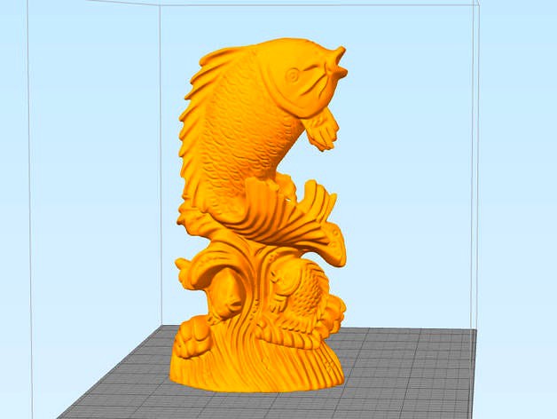 stronghero3d carp over the goal can be transformed into a dragon by stronghero