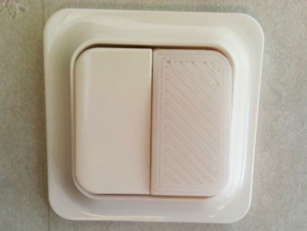 Schneider switch button (for double wall switches) by abbedabb