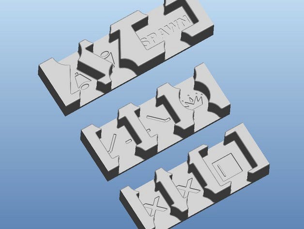 Zombicide: Black Plague Piece Holders by shoruk