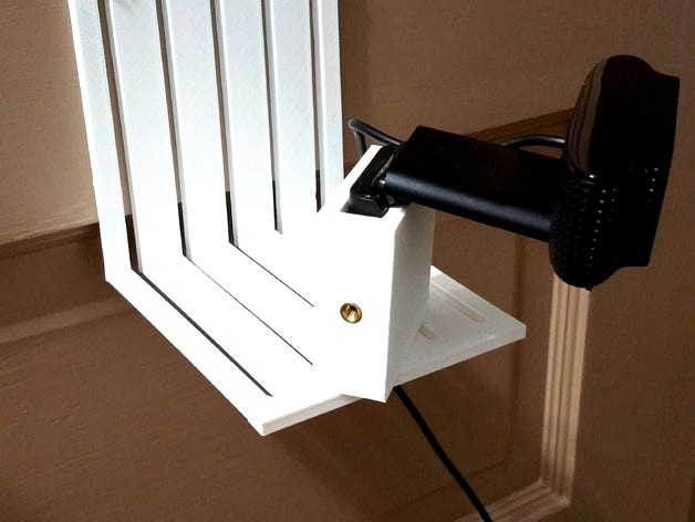 C920 Webcam Mount by jamesdburrow