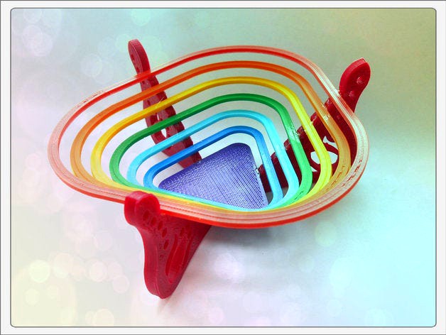 Bowl for sweets "rainbow" by TanyaAkinora