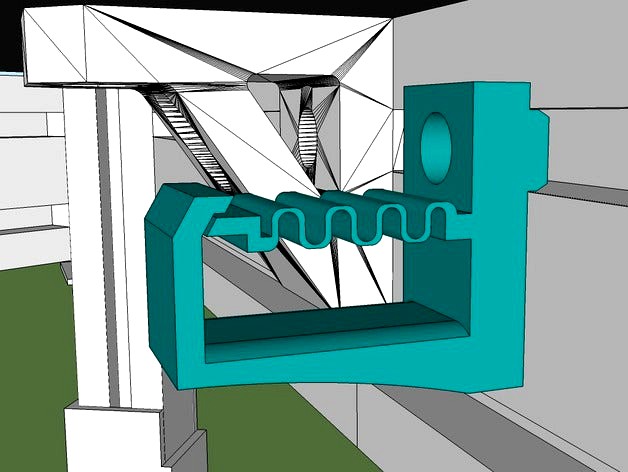 Cable Clip for Trick Laser Rostock MAX METAL by 626Pilot