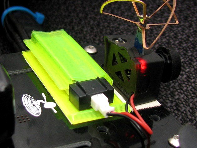 LiPo 1S Battery Clip by djdelorie