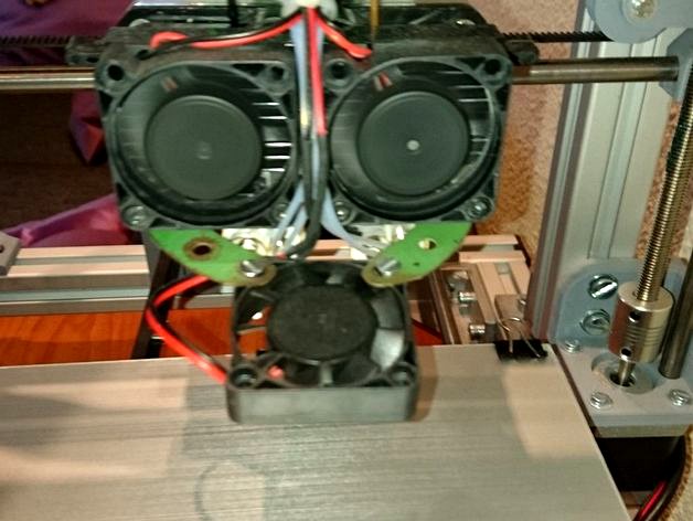 Extruder carrier Dual extruder Scalar 3d printers by fvvhgl