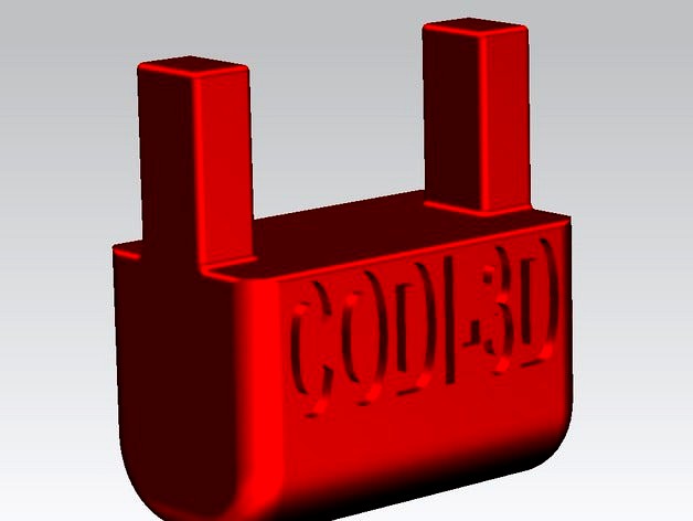 supporto modulare h=16mm per CNC morsetto modulare da tavola (d. 6mm.) rev.003 - by Stebo