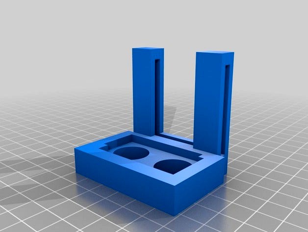 Ultrasonic sonar sensor holder by 3DPrintingLabRU