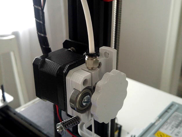 Compact Bowden Extruder, direct drive 1.75mm for Tevo Tarantula by kuningas75