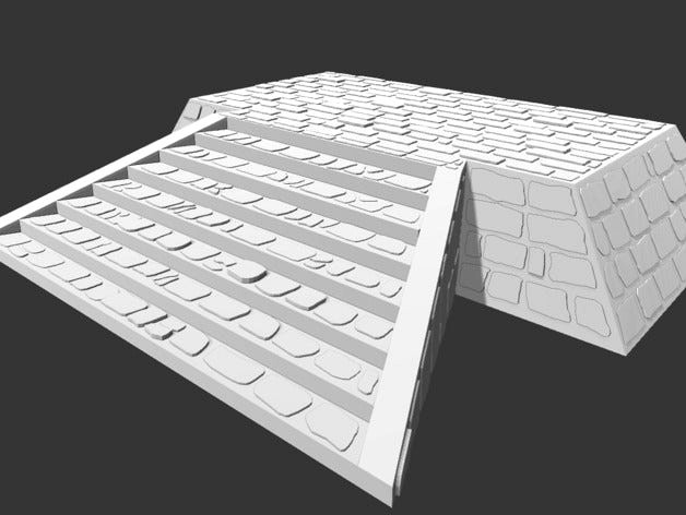 Stargate Platform - Stone Render by GateBuilder