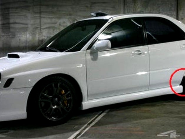 2G WRX Lower Rear Trim by NeverDun